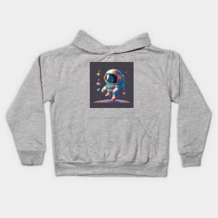 Astronaut lost in space Kids Hoodie